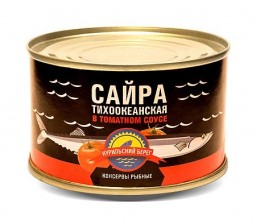 Сайра тихоокеанская в томатном соусе. ТМ "Курильский берег". Отзывы