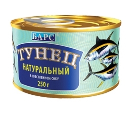 Тунец натуральный. Барс. Отзывы