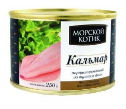 Кальмар натуральный порционный из тушки и филе. Морской котик. Отзывы