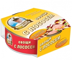 Овощи с лососем по-венгерски в соусе карри. ТД "Восток". ТМ "Капитан Морей". Отзывы