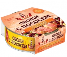 Овощи с лососем по-венгерски в соусе карри. ТД "Восток". ТМ "Маяк". Отзывы